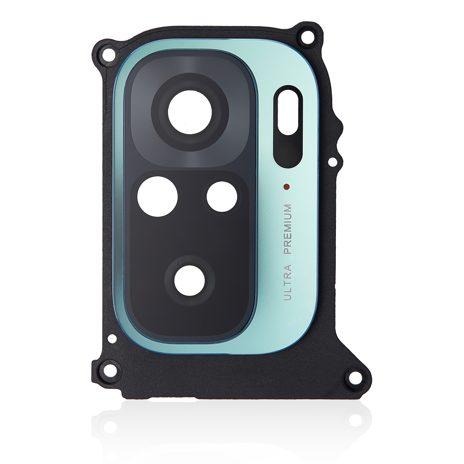 Replacement Back Camera Lens With Bracket / Bezel Compatible For Xiaomi Redmi Note 10 (Aqua Green)