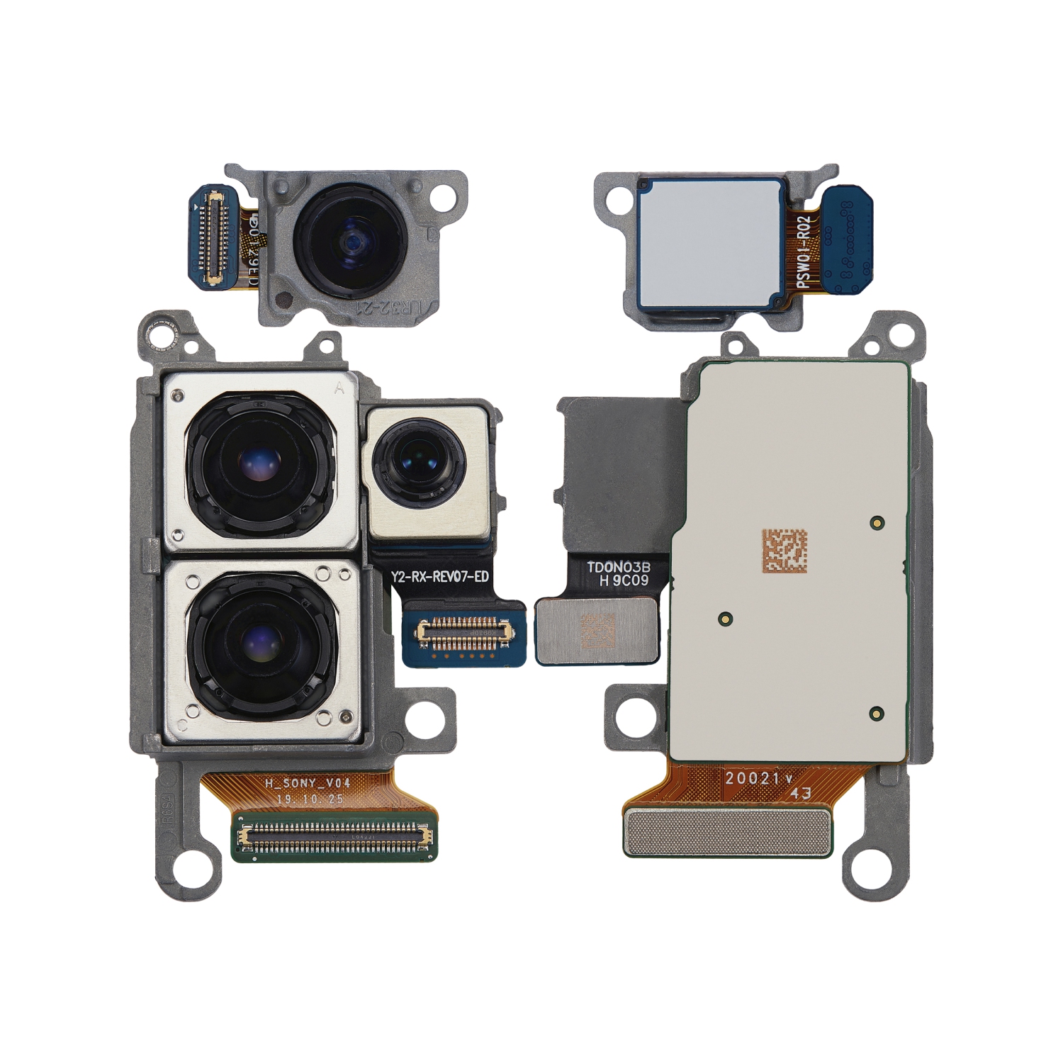 Module de caméra arrière de remplacement compatible avec le Galaxy S20 plus 5G de Samsung (version américaine)