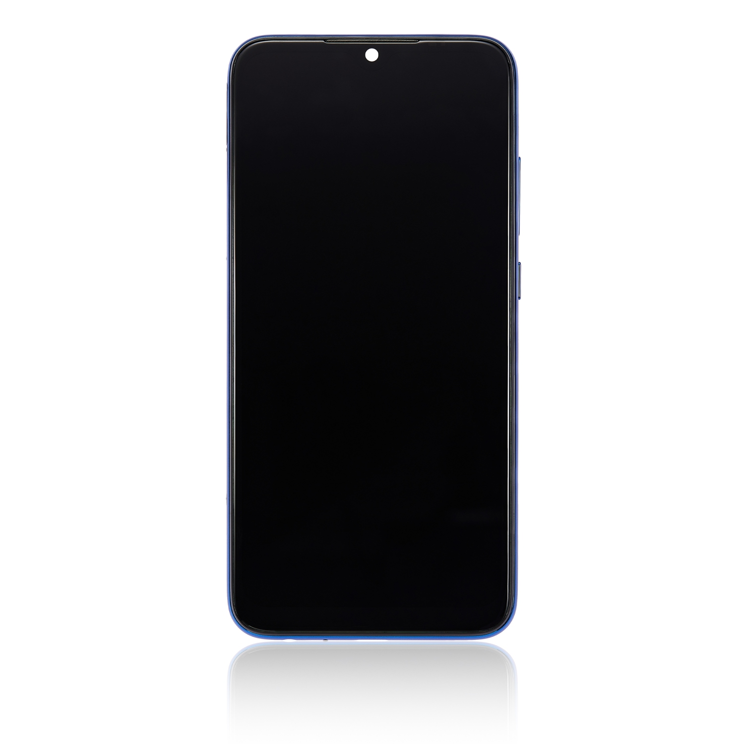 Remis à neuf - assemblage LCD de remplacement avec cadre compatible avec Xiaomi Redmi Note 8 (Bleu Neptune)