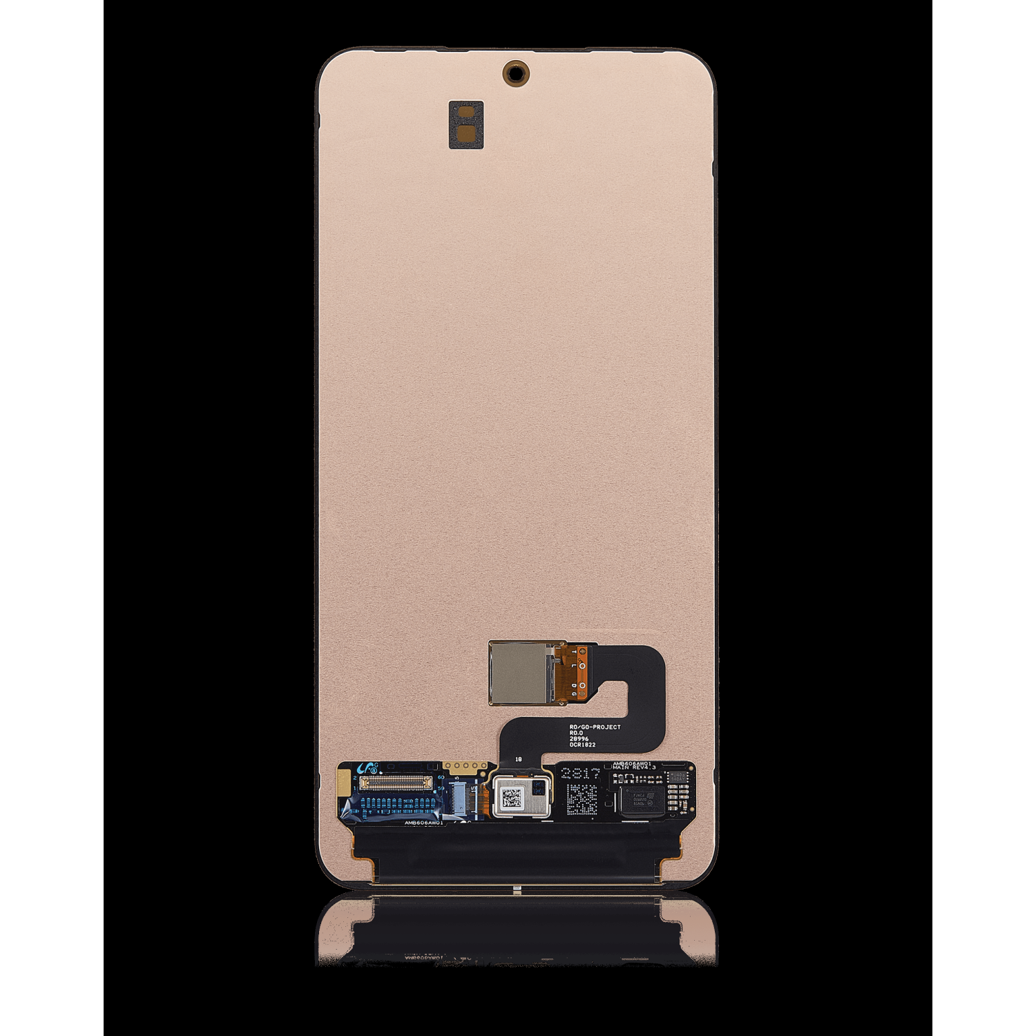 Remis à neuf – assemblage DELO de remplacement sans cadre compatible avec le Galaxy S22 5G de Samsung (toutes les couleurs)