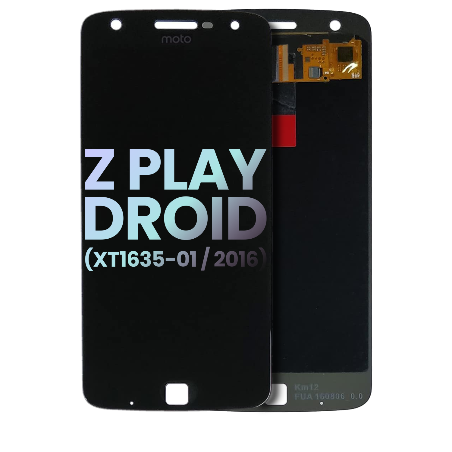 Replacement LCD Assembly Without Frame Compatible For Motorola Moto Z Play Droid (Genuine OEM) (Black)