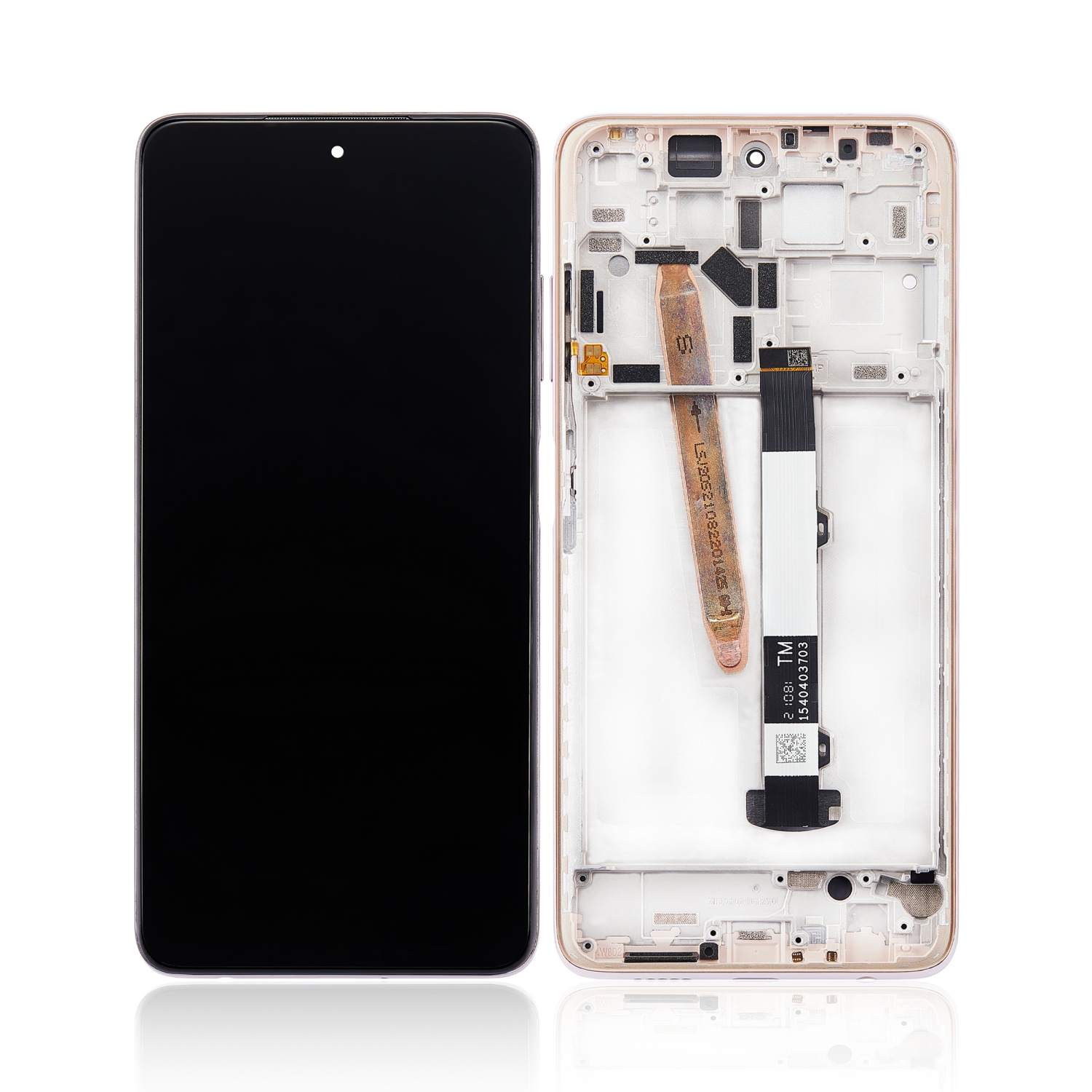 Refurbished (Excellent) - Replacement LCD Assembly With Frame Compatible For Xiaomi Redmi Poco X3 Pro (Metal Bronze)