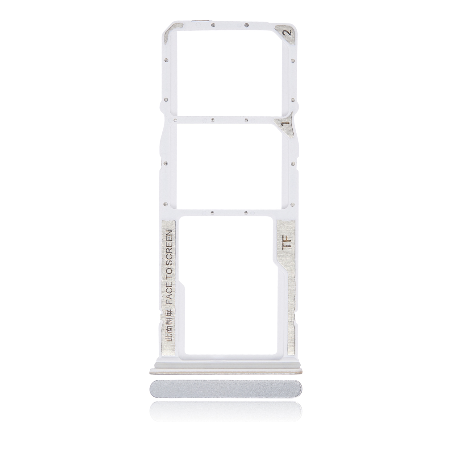 Replacement Dual Sim Card Tray Compatible For Xiaomi Redmi Note 11 (Pearl White)
