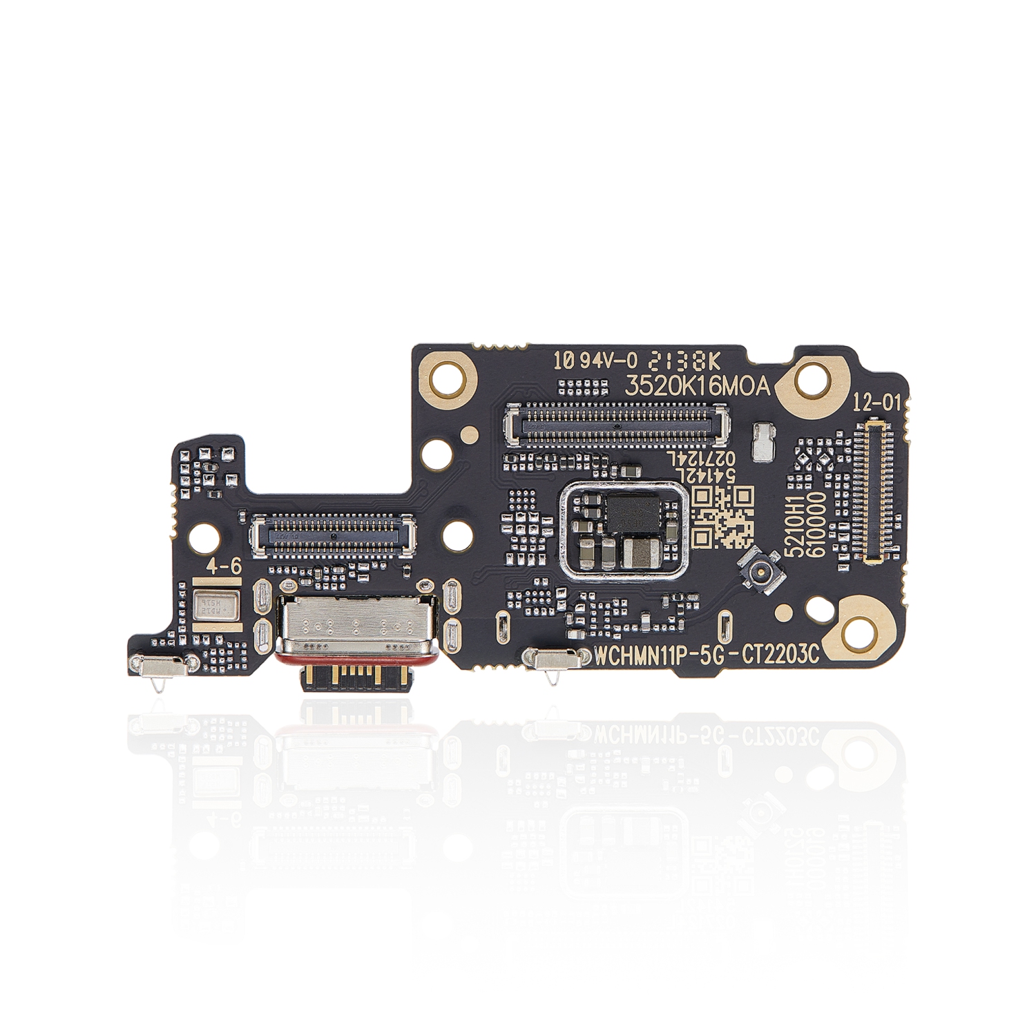 Port de chargement de remplacement avec carte de circuits imprimés compatible avec le Remi Note 11 Pro 5G de Xiaomi