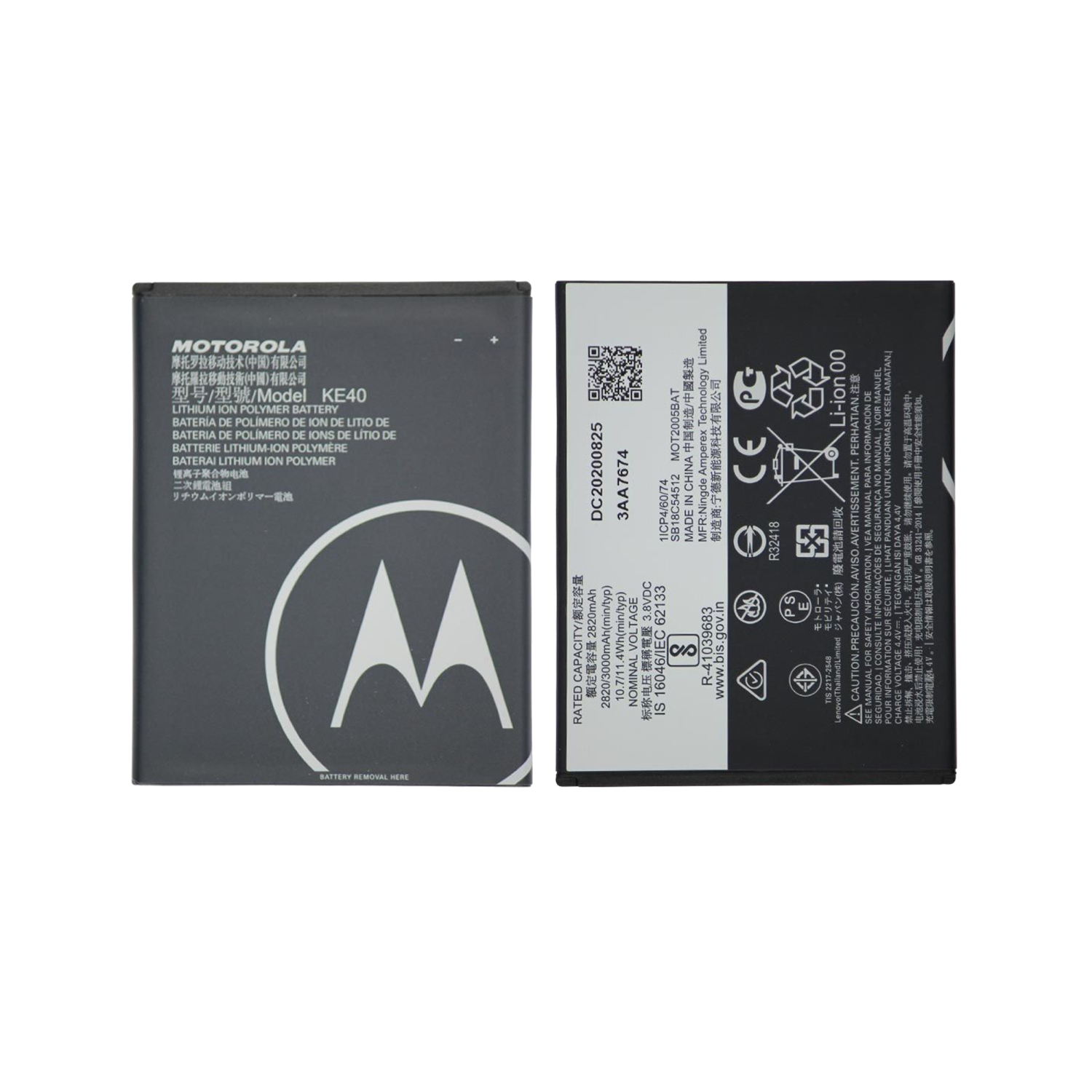 Replacement Battery Compatible For Motorola Moto E6 (Genuine OEM) (KE40)