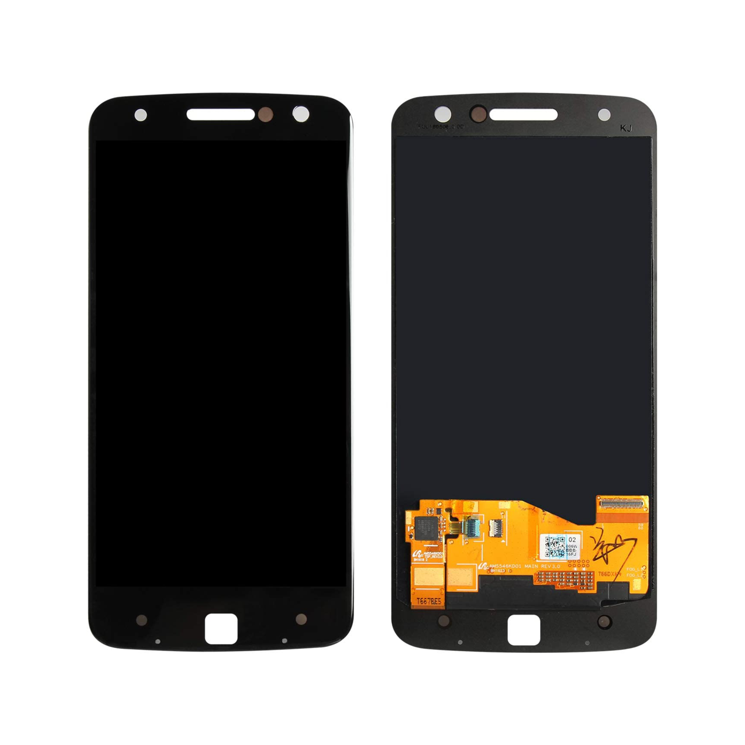 Replacement LCD Assembly Without Frame Compatible For Motorola Moto Z Droid (Genuine OEM) (Black)