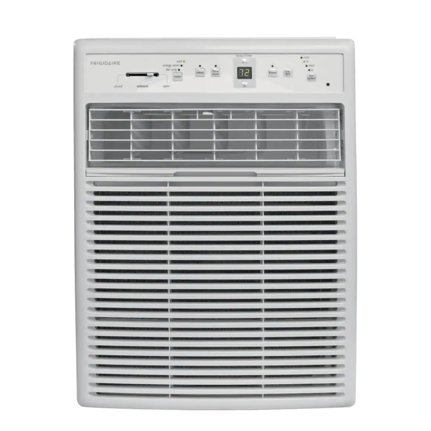 Frigidaire 10 000 curseur BTU et climatiseur de fenêtre à battants, blanc