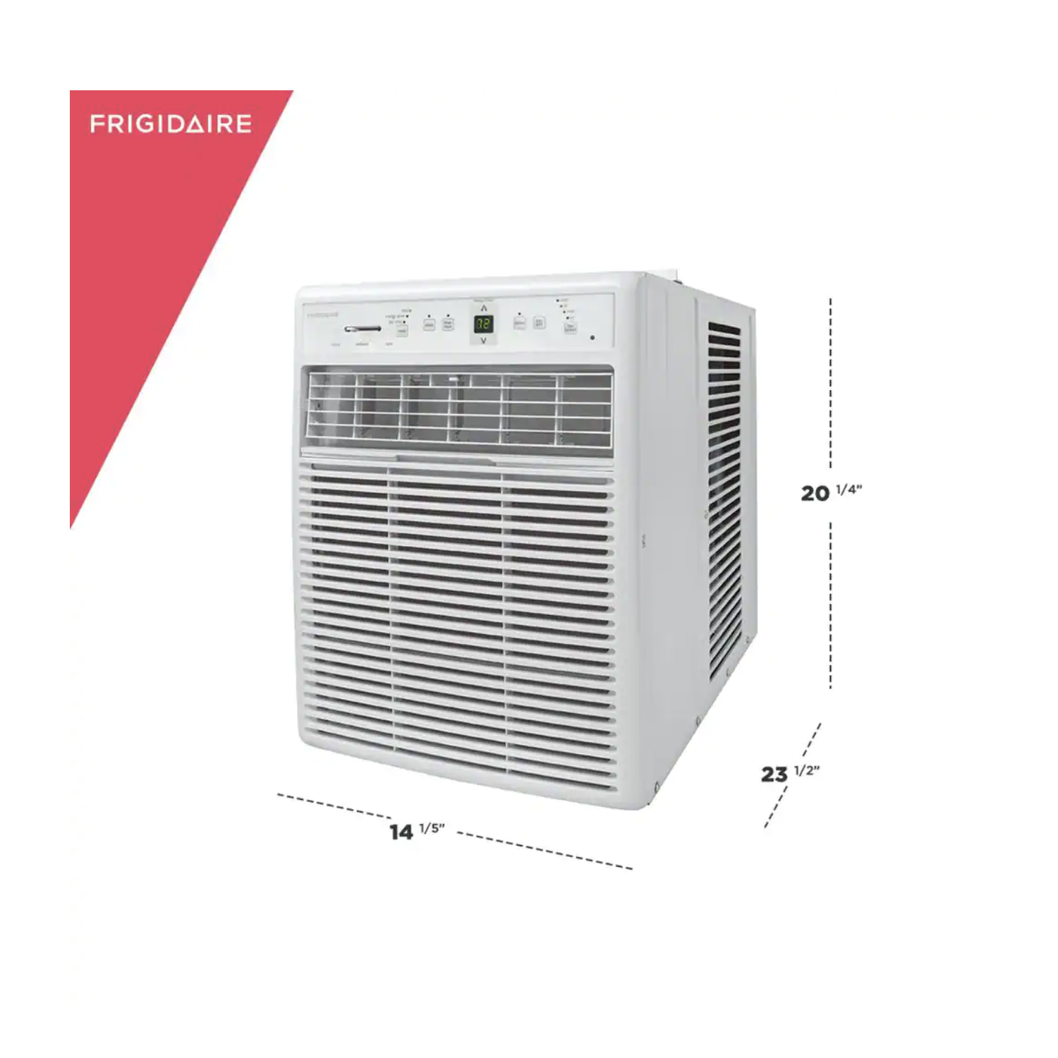 Frigidaire 10 000 curseur BTU et climatiseur de fenêtre à battants, blanc