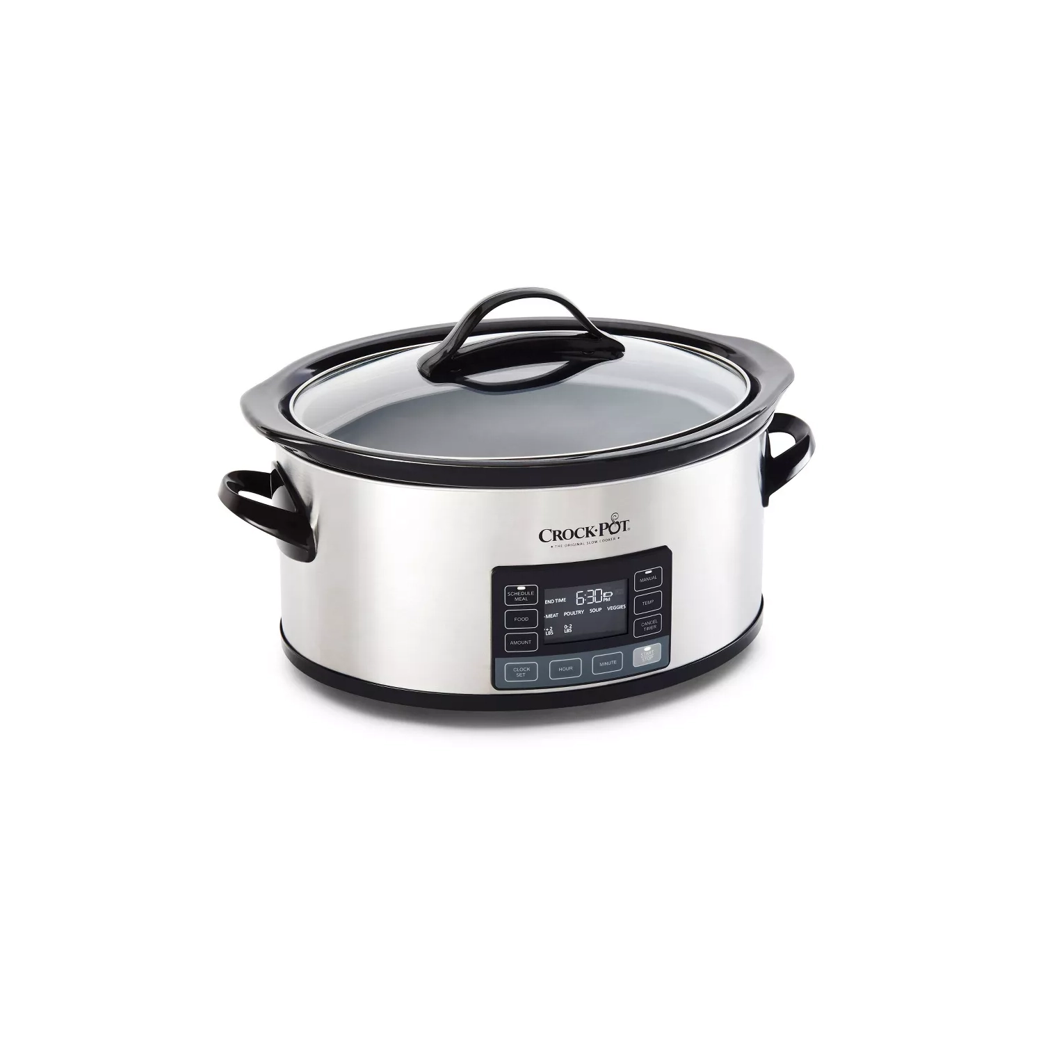 Crock Pot 6qt My Time Slow Cooker - Silver