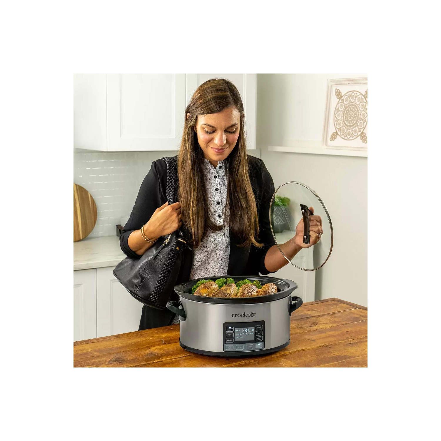 Crock Pot 6qt My Time Slow Cooker - Silver