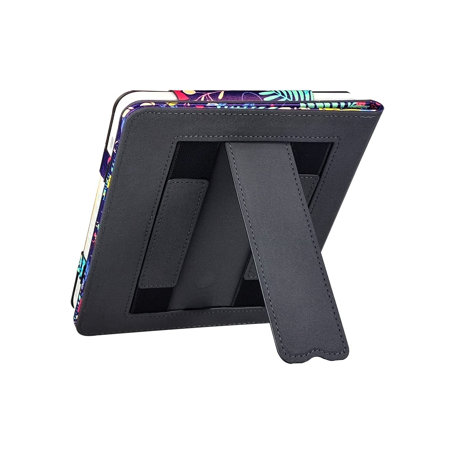 G Étui Libra 2 de Kobo pour Libra de 7 po de Kobo avec veille automatique / réveil / Dragonne double / Support (bouquet de fleurs)…