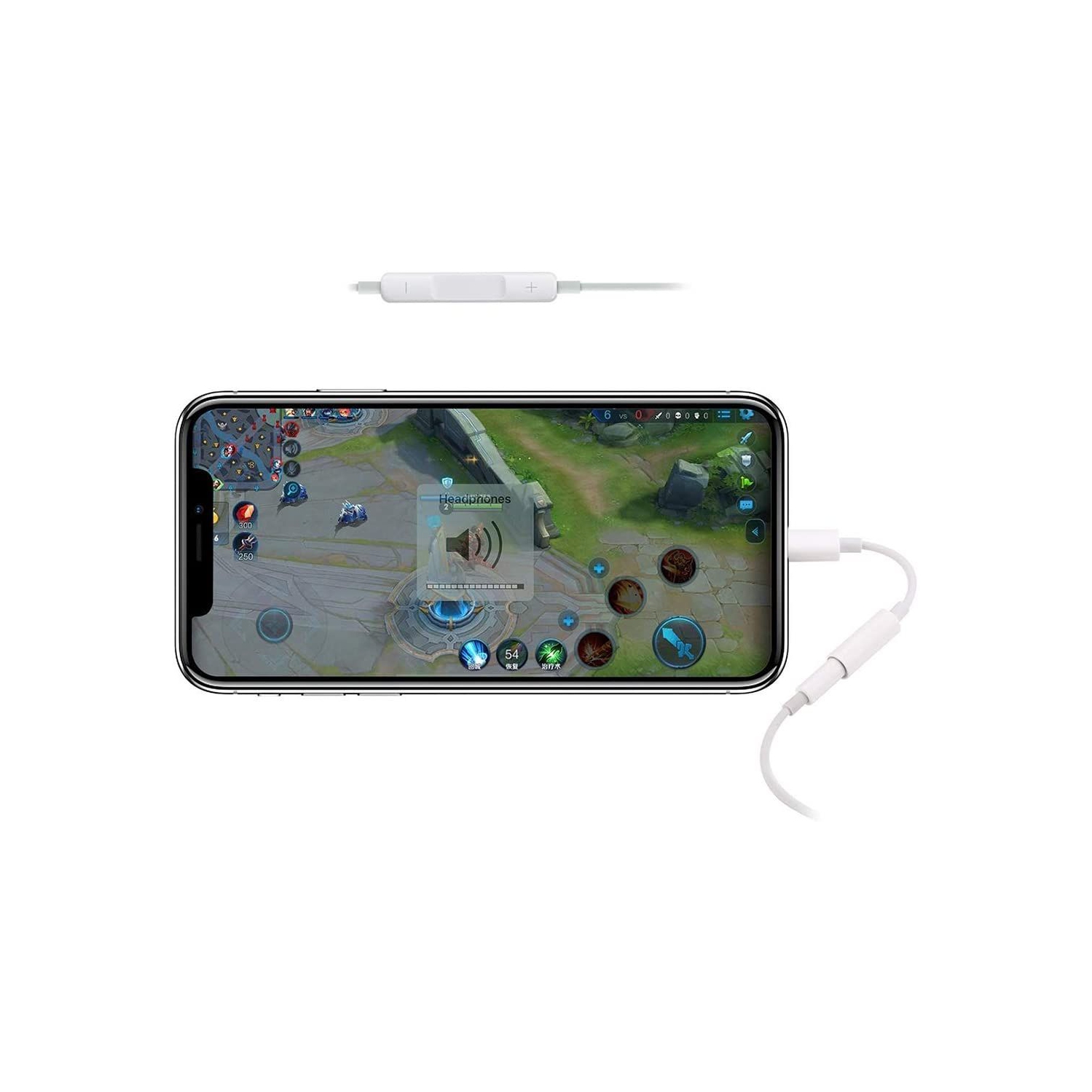 3 Pack Headphone Adapter for iPhone Connects Lightning to 3.5mm Dongle Auxiliary Audio Splitter Cable Compatible with iPhone 7 8 11 11 Pro 12 12 Pro