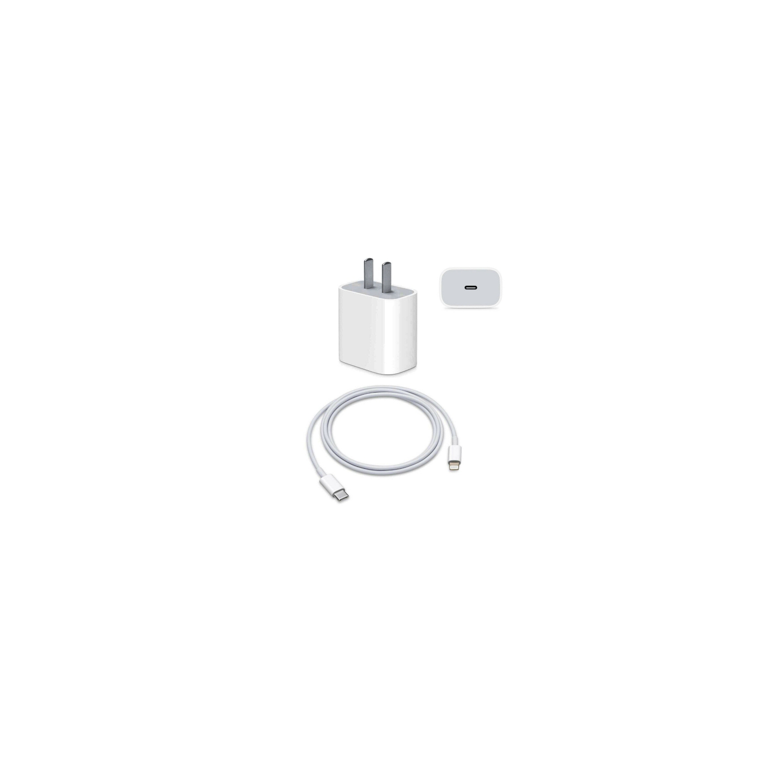 20W Type USB C Fast Wall Charger Power Adapter for iPhone 14 Pro Max iPhone 13 Pro Max iPhone 11 iPhone 12 PRO MAX iPad Air Mini iPad Pro + 1m USB-C to Lightning Cable