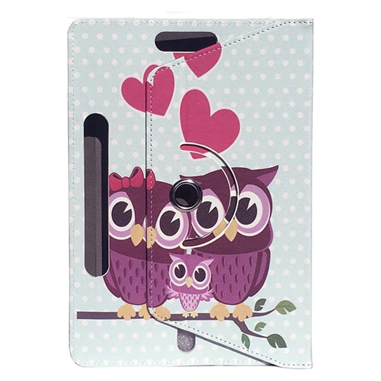 Étui universel pour tablette de 10 10.1 po, étui protecteur folio en cuir de polyuréthane avec support multiangle pour tablette universelle de 10.1