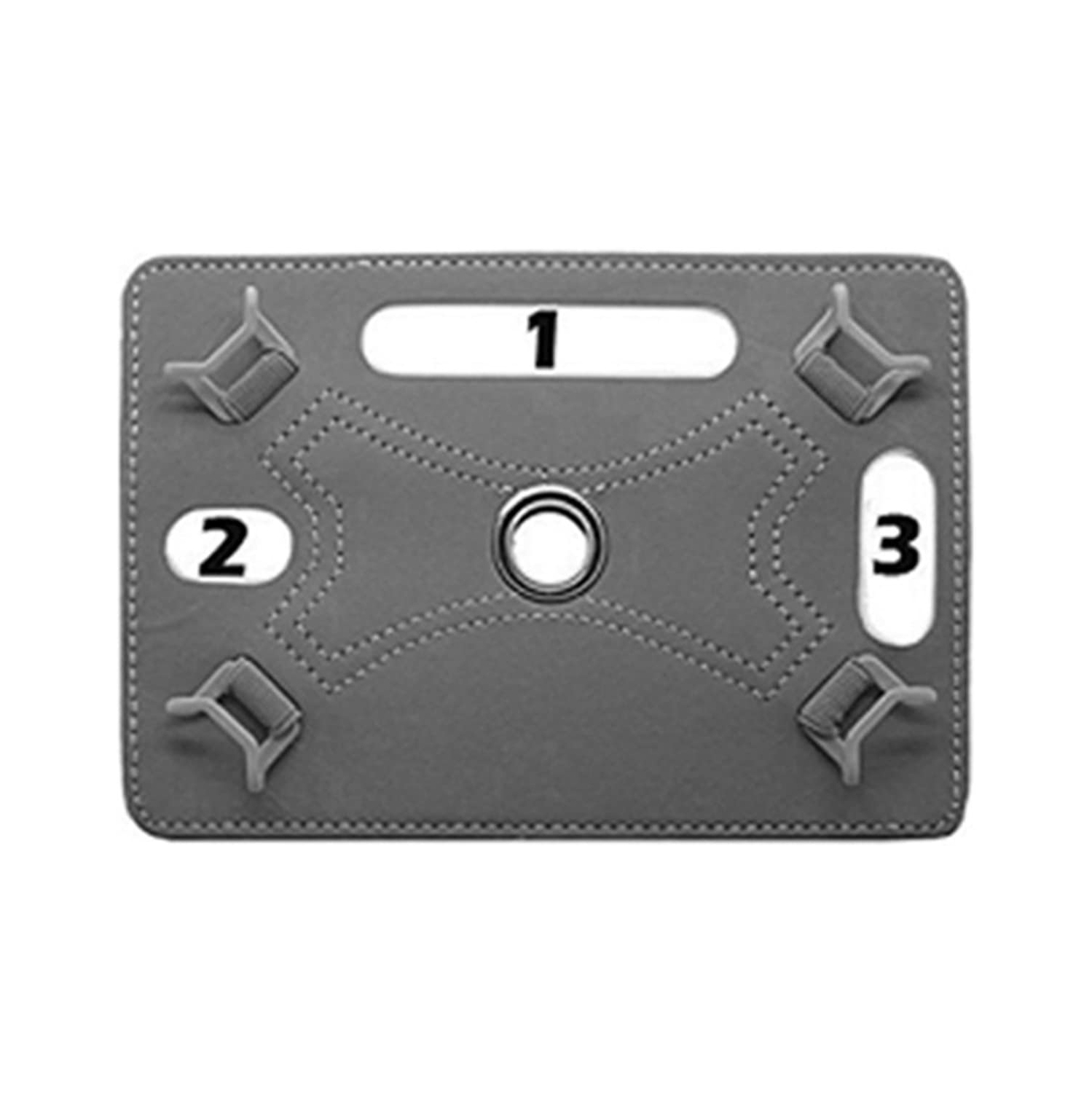 Étui universel pour tablette de 10 10.1 po, étui protecteur folio en cuir de polyuréthane avec support multiangle pour tablette universelle de 10.1