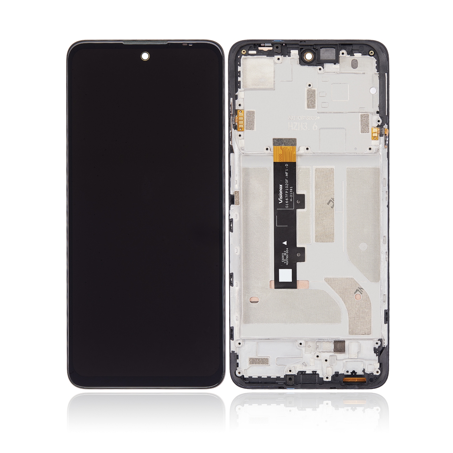 Replacement OLED Assembly With Frame Compatible For Motorola Edge 20 Lite (XT2139-1 / 2021) (Refurbished) (All Colors)