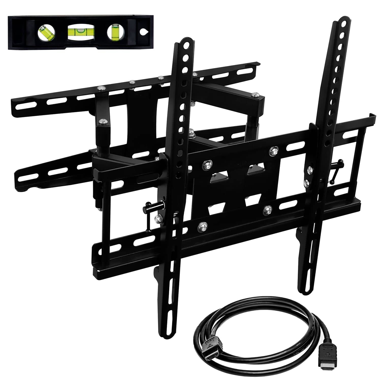 Mount-it! Full Motion Dual Arm TV Wall Mount w/ Extension (MI-4461), Arm Extends Up to 13.5", Fits 20" to 50" TVs