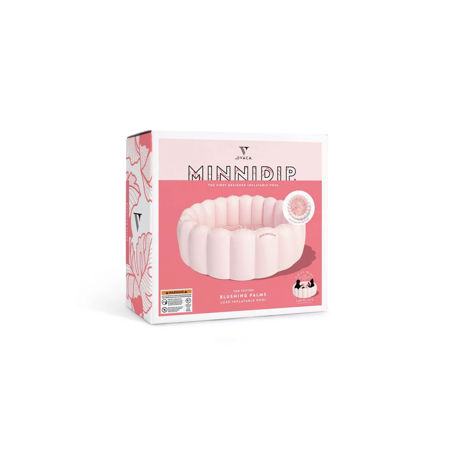 MINNIDIP Tufted Pool - Blushing Palms