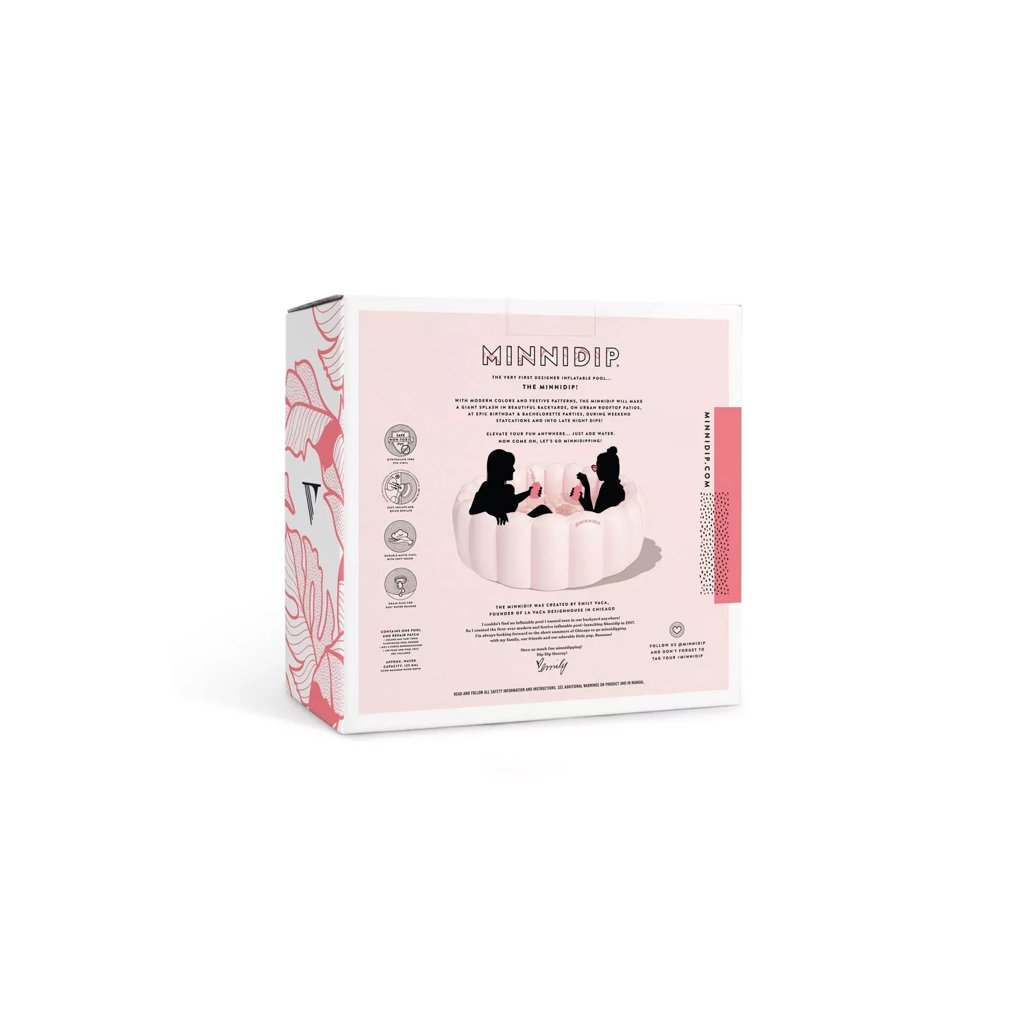 MINNIDIP Tufted Pool - Blushing Palms