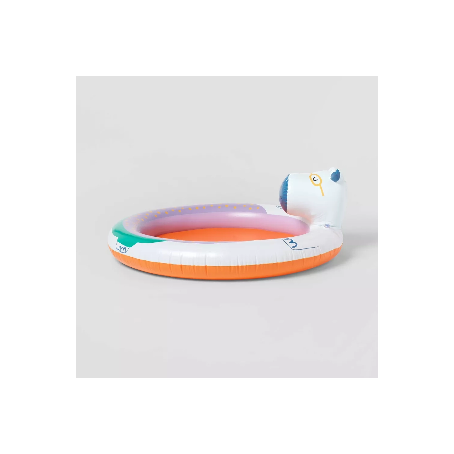 Sun Squad Kids' Hippo Spray Inflatable Pool