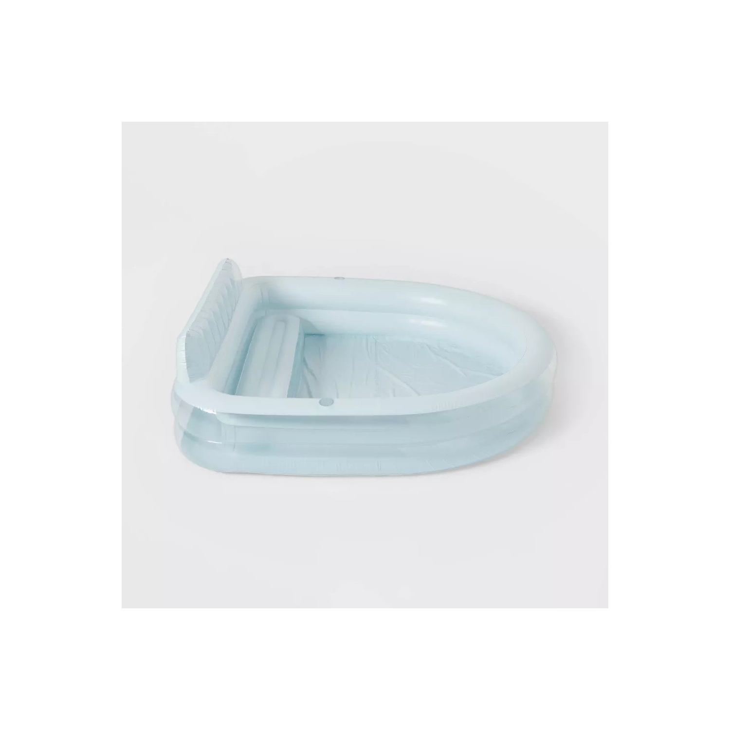 Piscine gonflable familiale des enfants Sun Squad avec banc - bleu