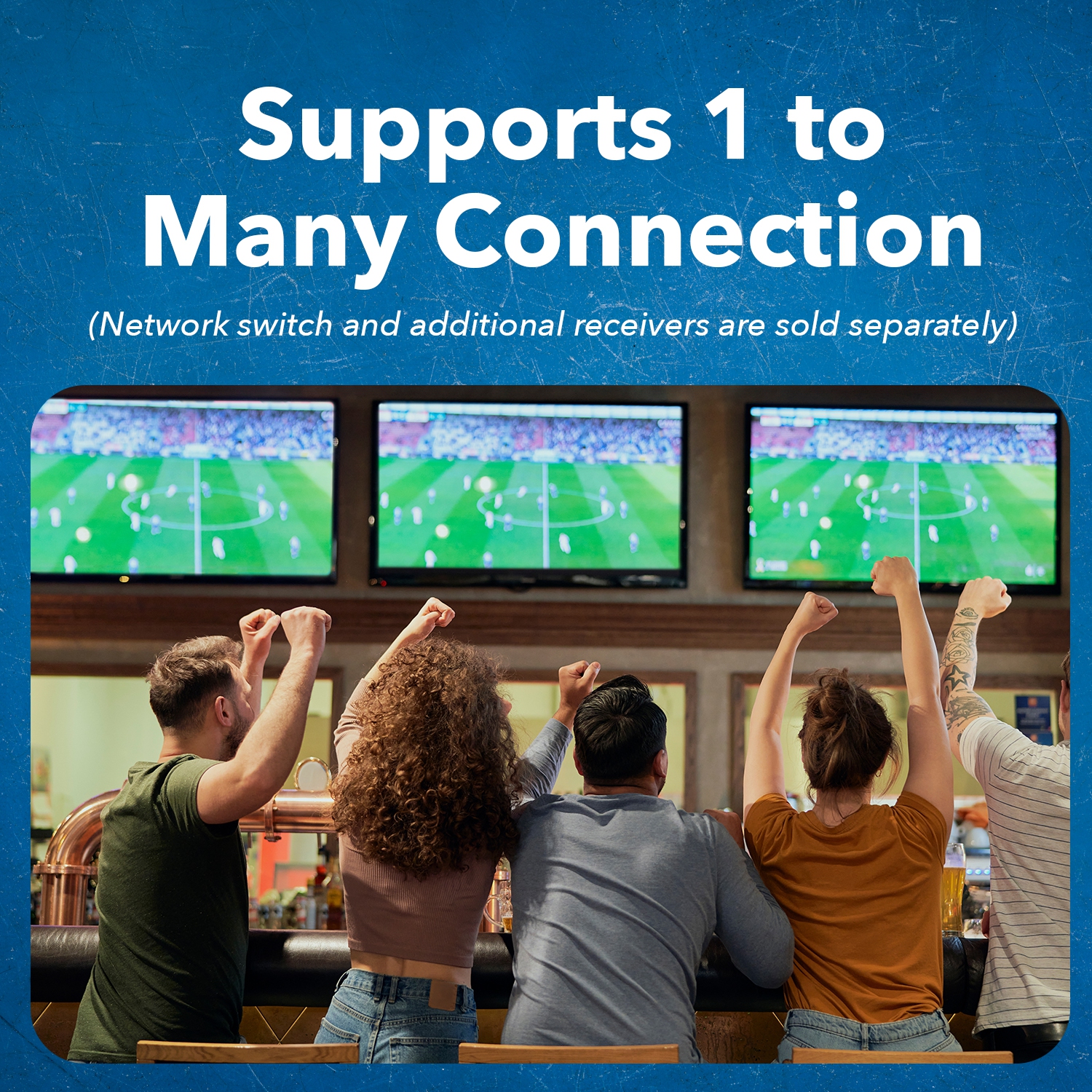 Prolongateur HDMI sur CAT6/7 à 1080p à 60 Hz jusqu’à 330 pi par IP