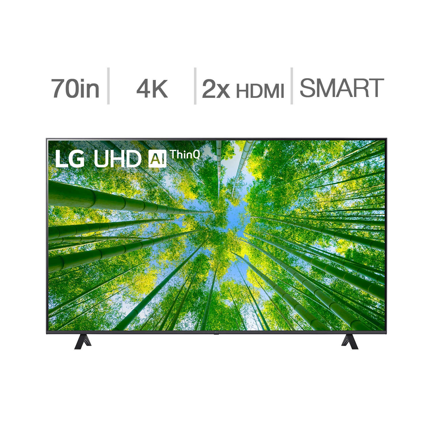 LG 70" Class - UQ8000 Series - 4K UHD LED TV w/ ThinQ AI and Magic Remote