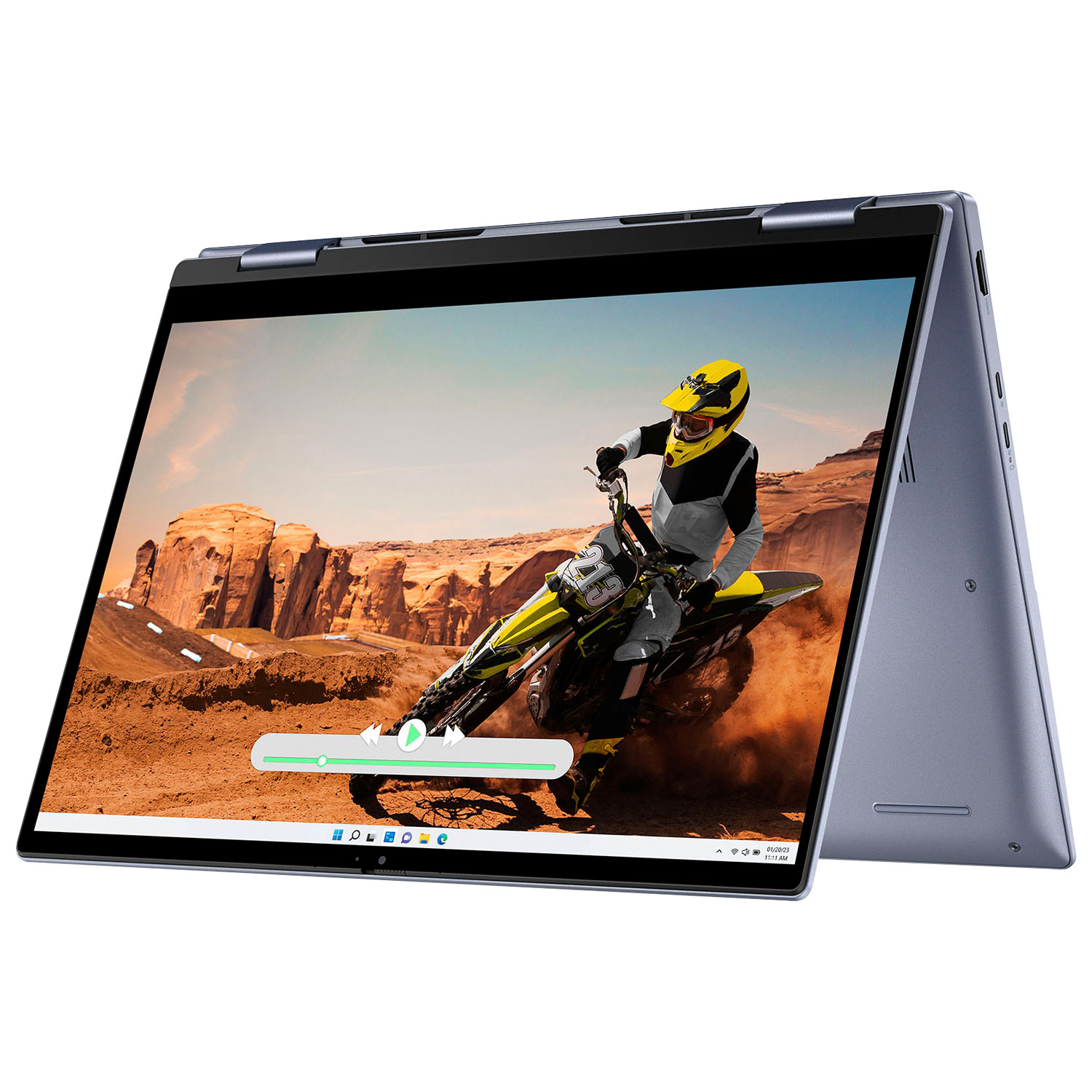 Dell Inspiron 14" Touchscreen 2-in-1 Laptop - Lavender Blue (AMD Ryzen 7 7730U/512GB SSD/16GB RAM/Win11)
