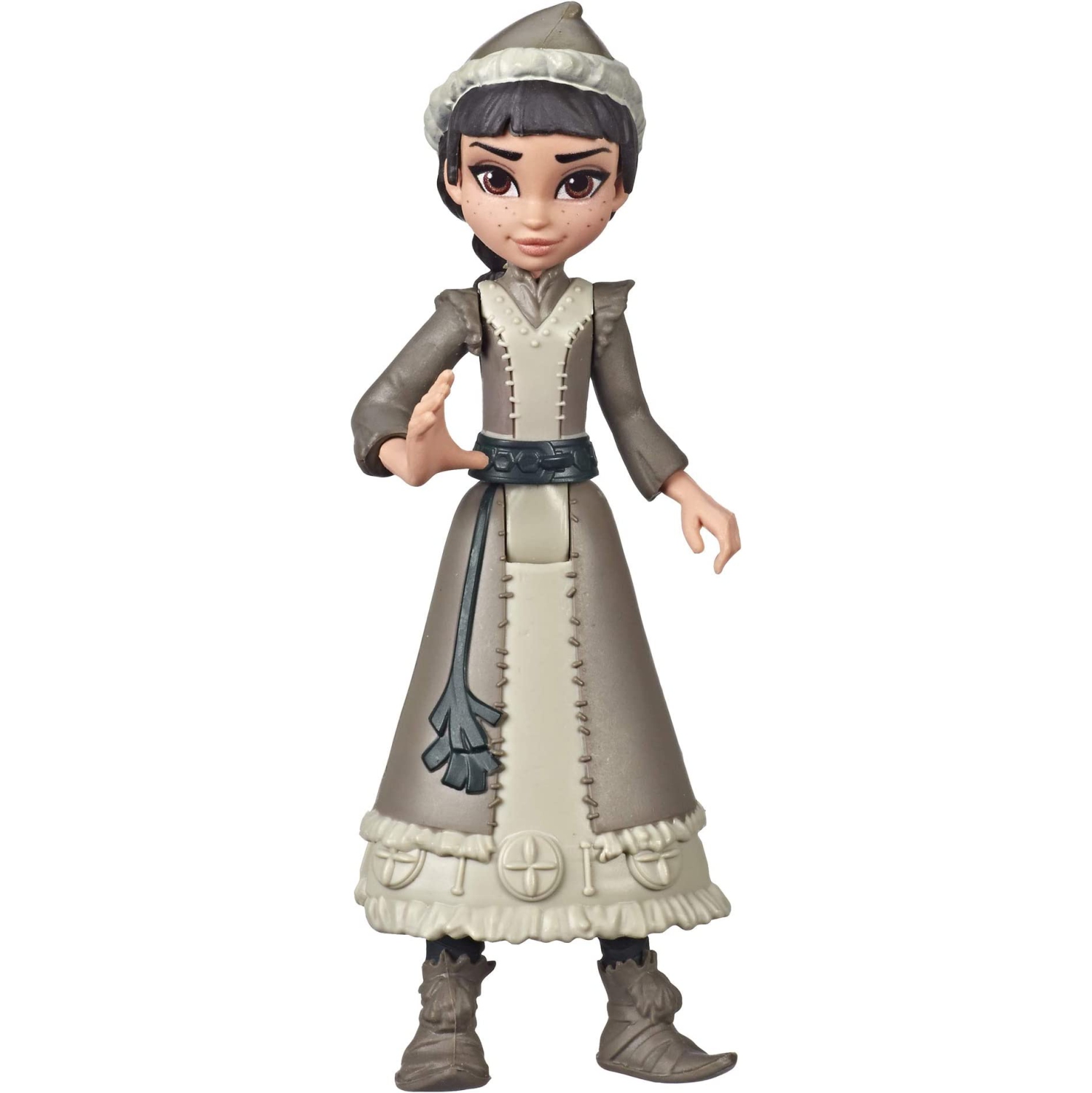 Petite poupée Kristoff de la reine des neiges de Disney avec tenue brune inspirée du film la Reine des neiges 2