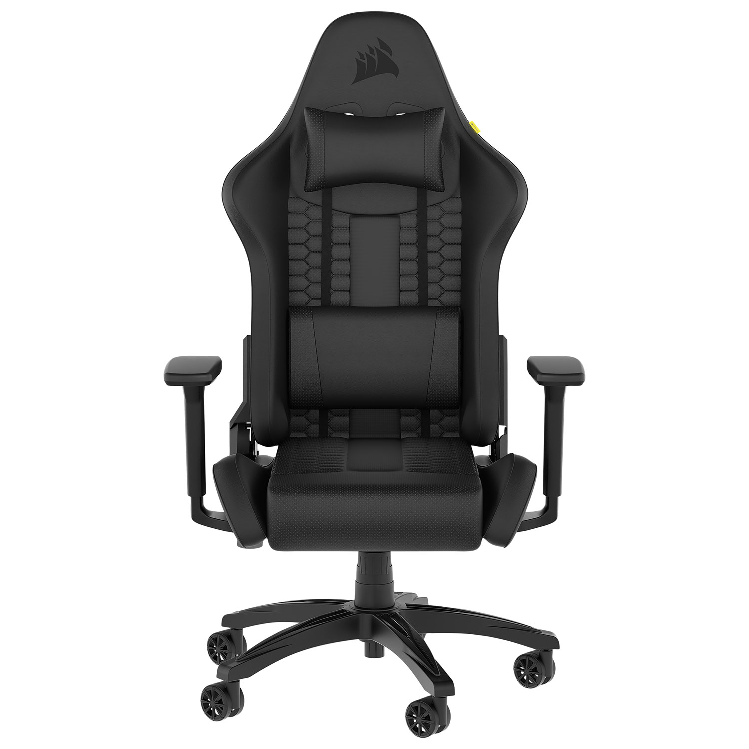 Corsair TC100 RELAXED Ergonomic Leatherette Gaming Chair - Black - Only at Best Buy