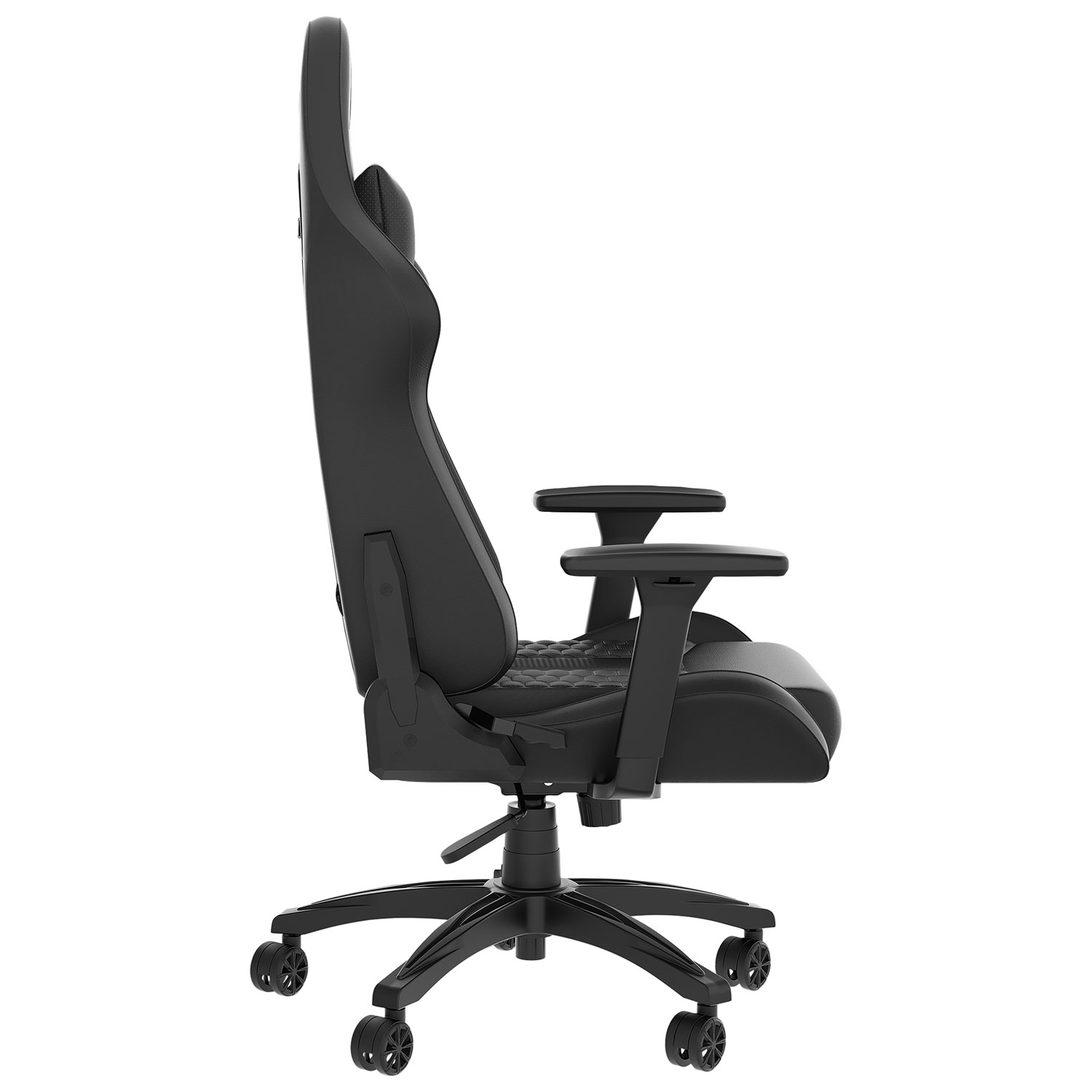 Corsair TC100 RELAXED Ergonomic Leatherette Gaming Chair - Black - Only at Best Buy