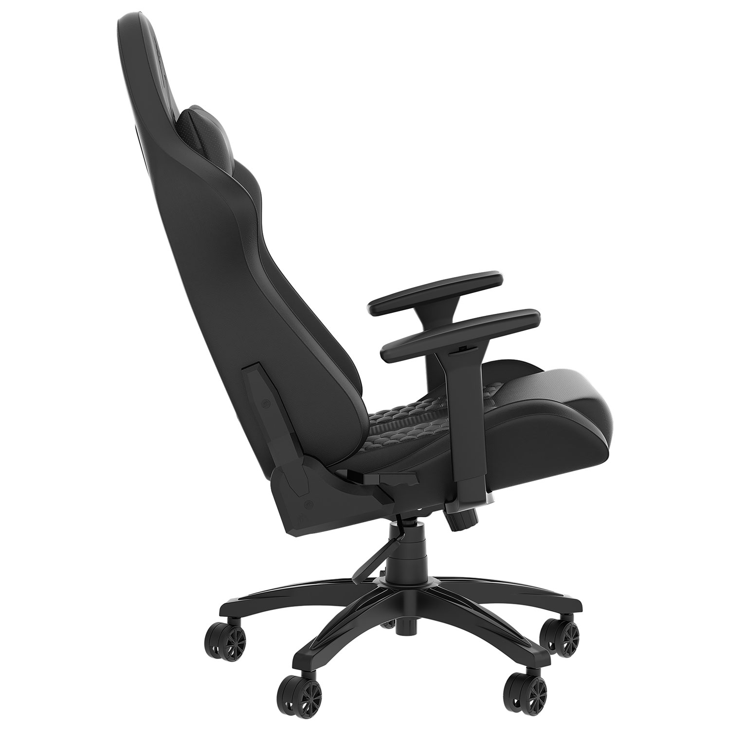 Corsair TC100 RELAXED Ergonomic Leatherette Gaming Chair - Black - Only at Best Buy