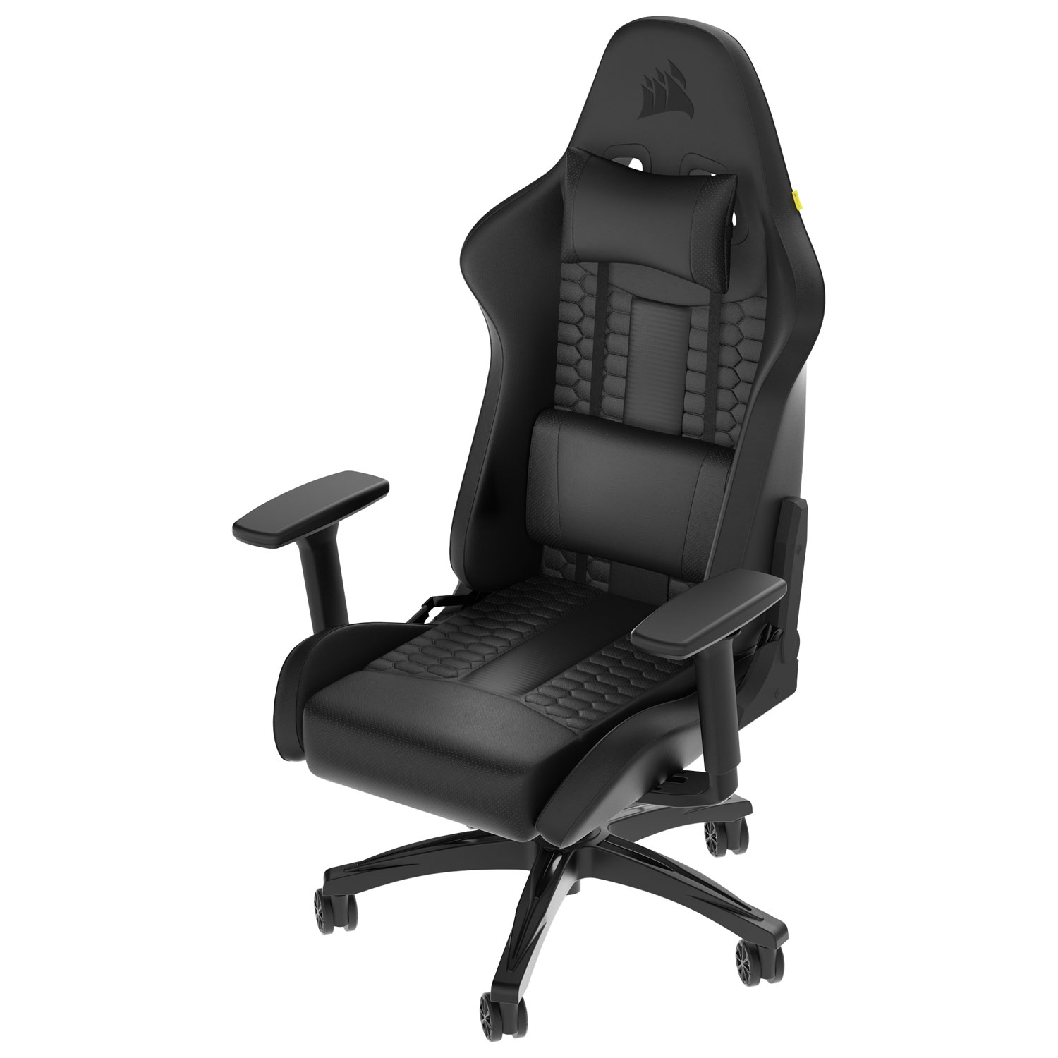 Corsair TC100 RELAXED Ergonomic Leatherette Gaming Chair - Black - Only at Best Buy