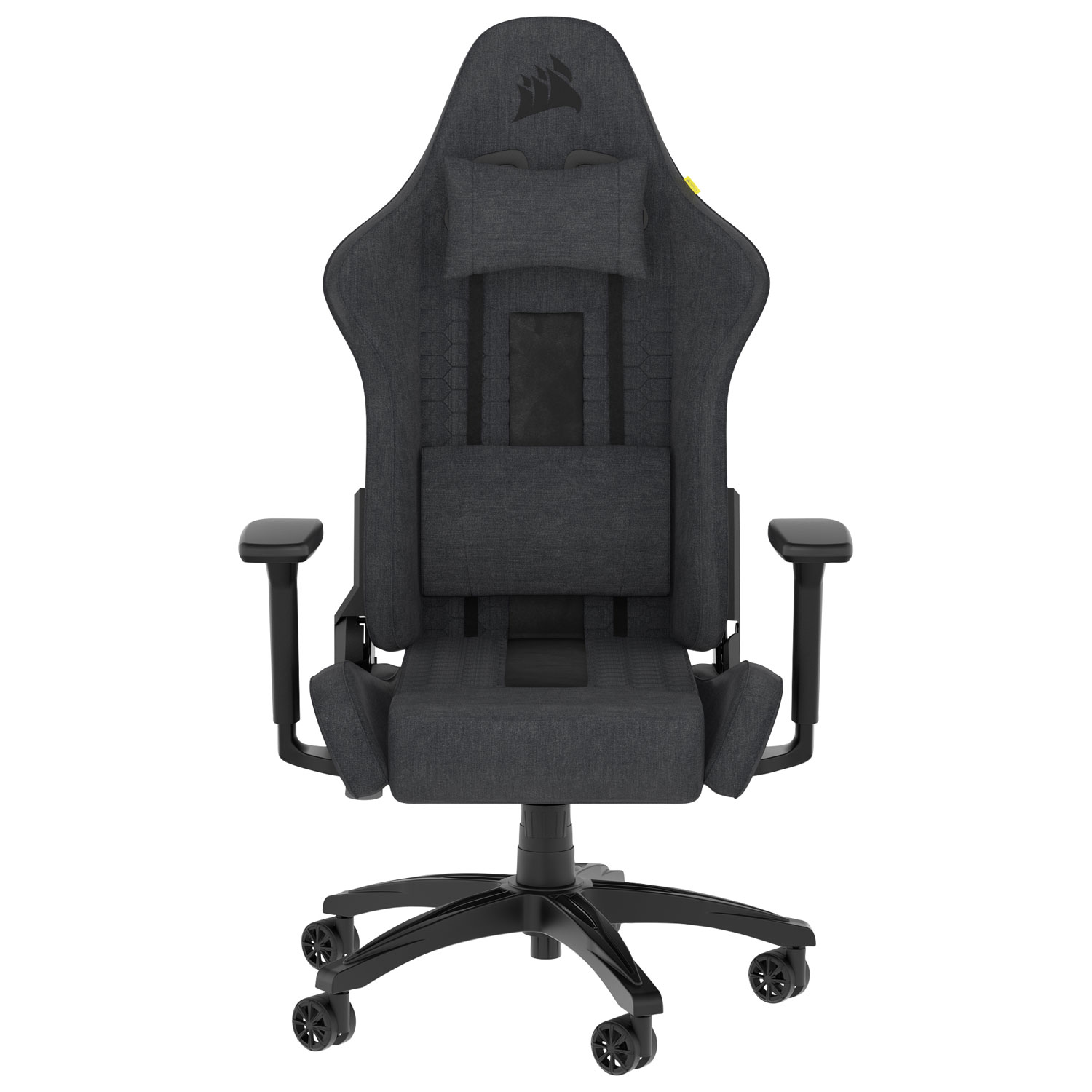 Fauteuil de jeu ergonomique en tissu TC100 RELAXED de Corsair - Gris/Noir