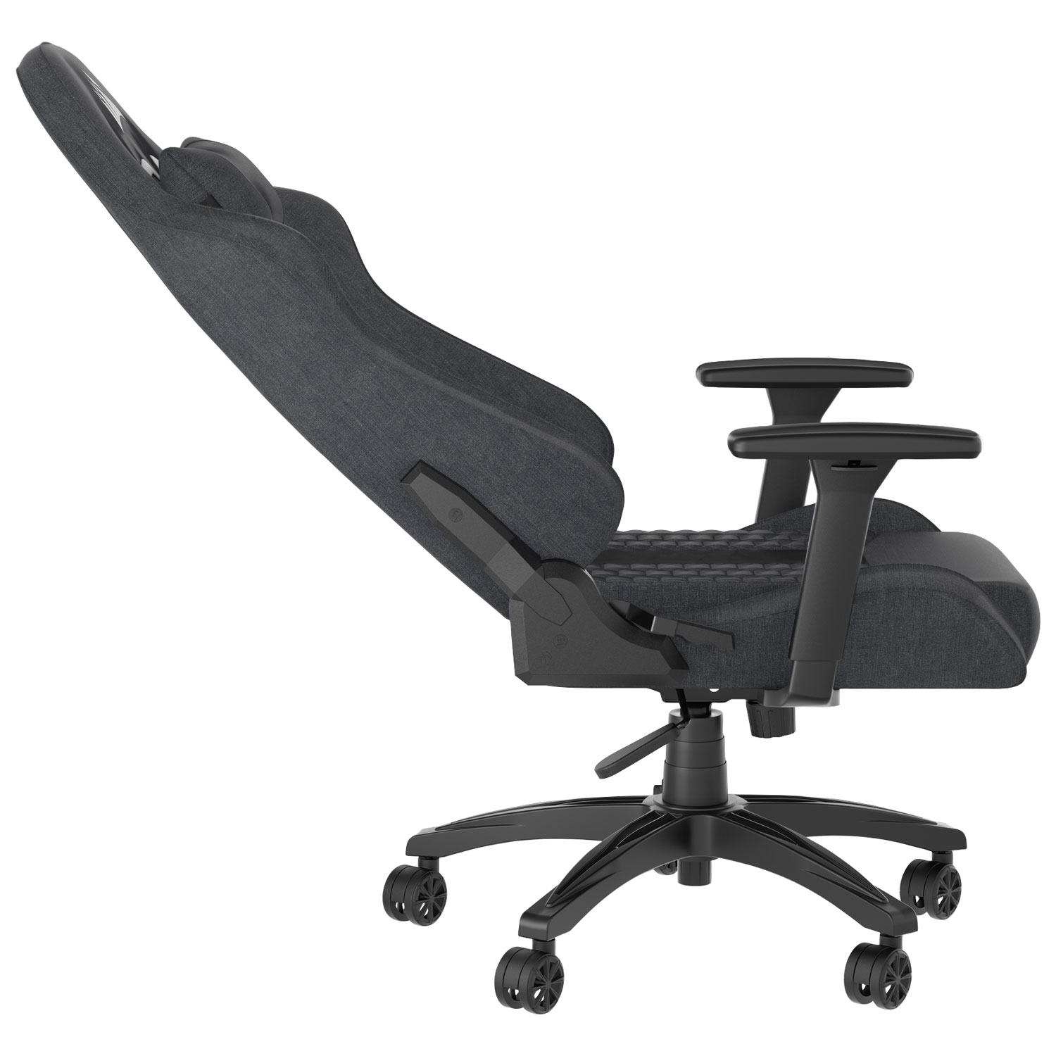 Fauteuil de jeu ergonomique en tissu TC100 RELAXED de Corsair - Gris/Noir