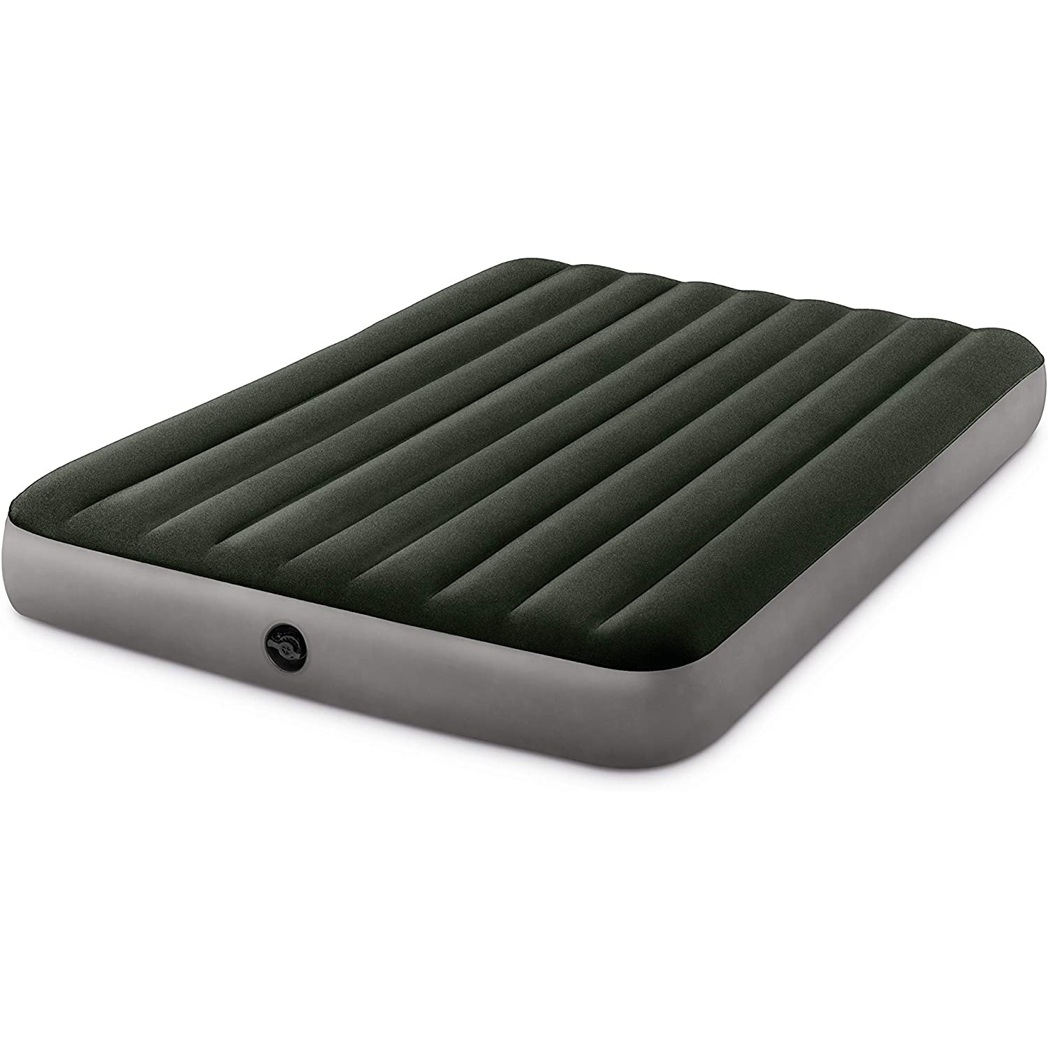 Intex - Matelas Gonflable DuraBeam, Poids Maximum 600lbs, Grandeur Queen, Gris