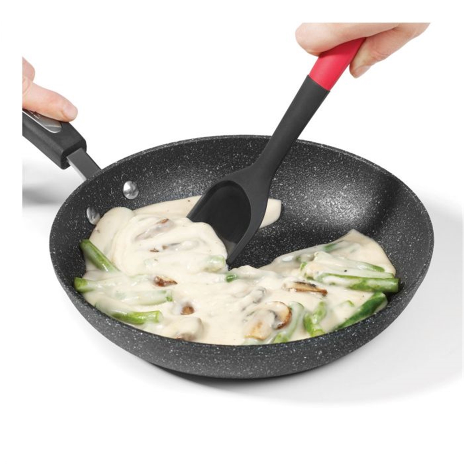 Starfrit - 4 Piece Kitchen Utensil Set, Heat Resistant, Red