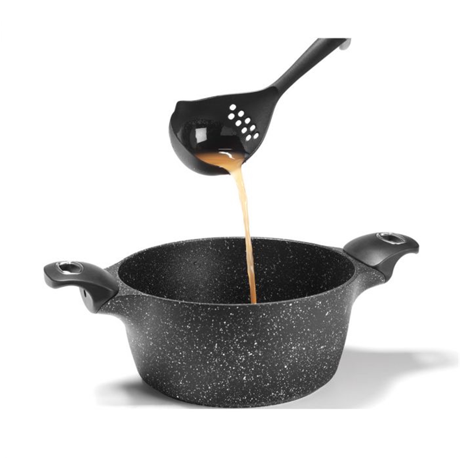 Starfrit - Ensemble 4 Morceaux d'Ustensil de Cuisine, Résiste à la Chaleur, Rouge