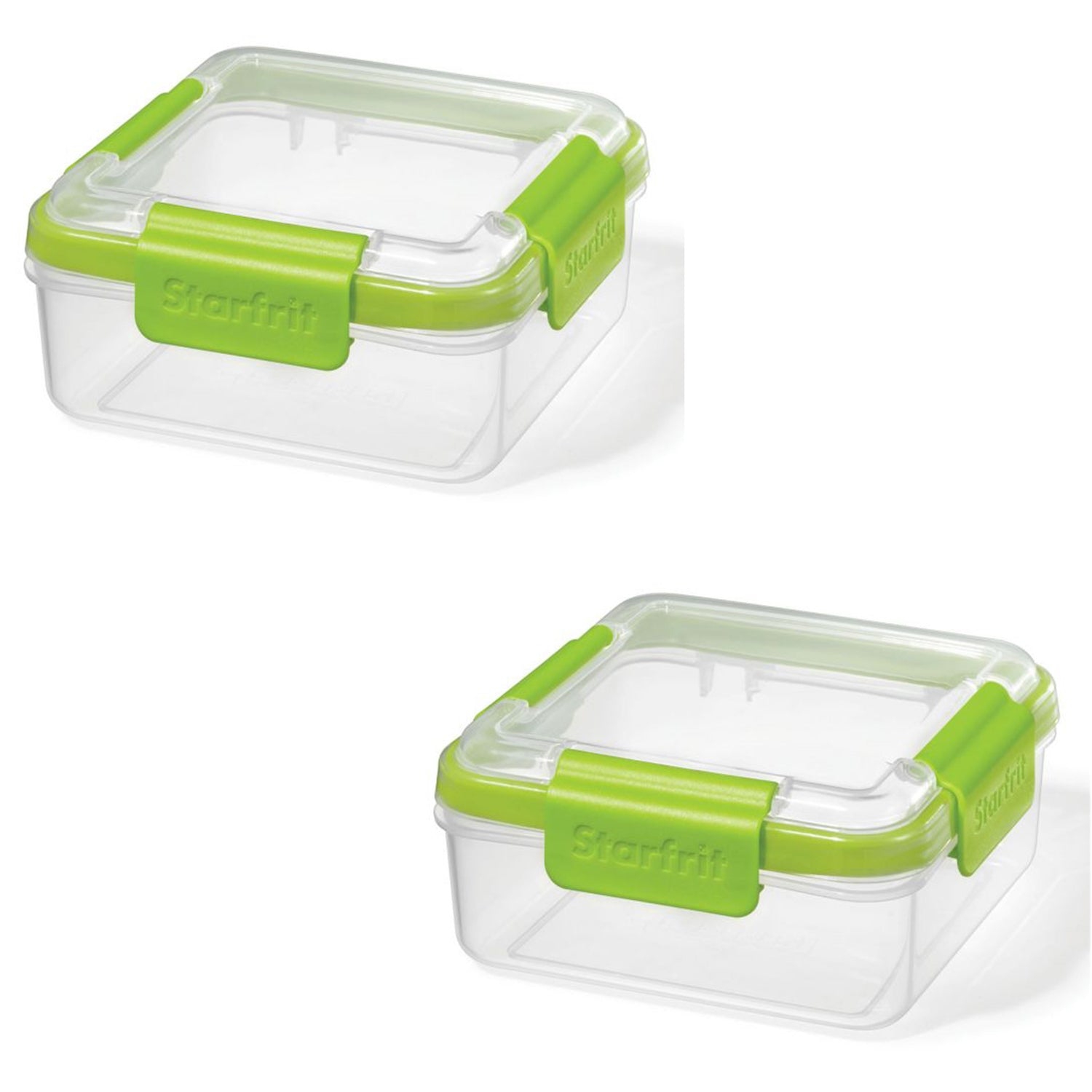 LocknLock - Ensemble de 2 Contenants pour Sandwich Double EasyLunch, Capacité de 946mL, Vert