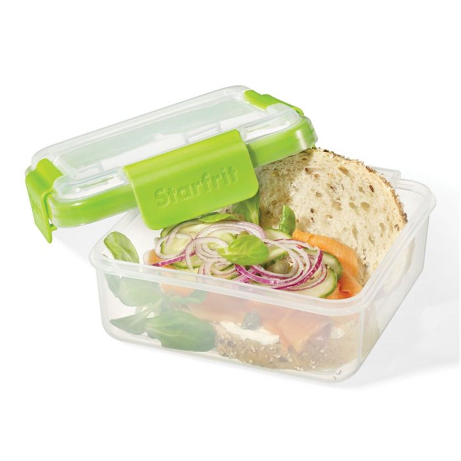 LocknLock - Ensemble de 2 Contenants pour Sandwich Double EasyLunch, Capacité de 946mL, Vert