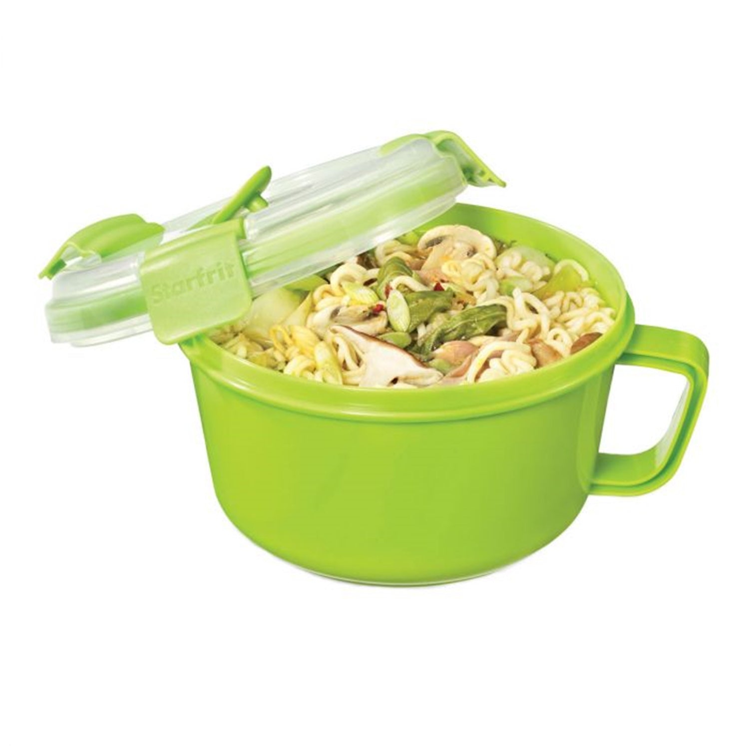 LocknLock - Set of 2 EasyLunch Meal Containers, 1.1 Liter Capacity, Green