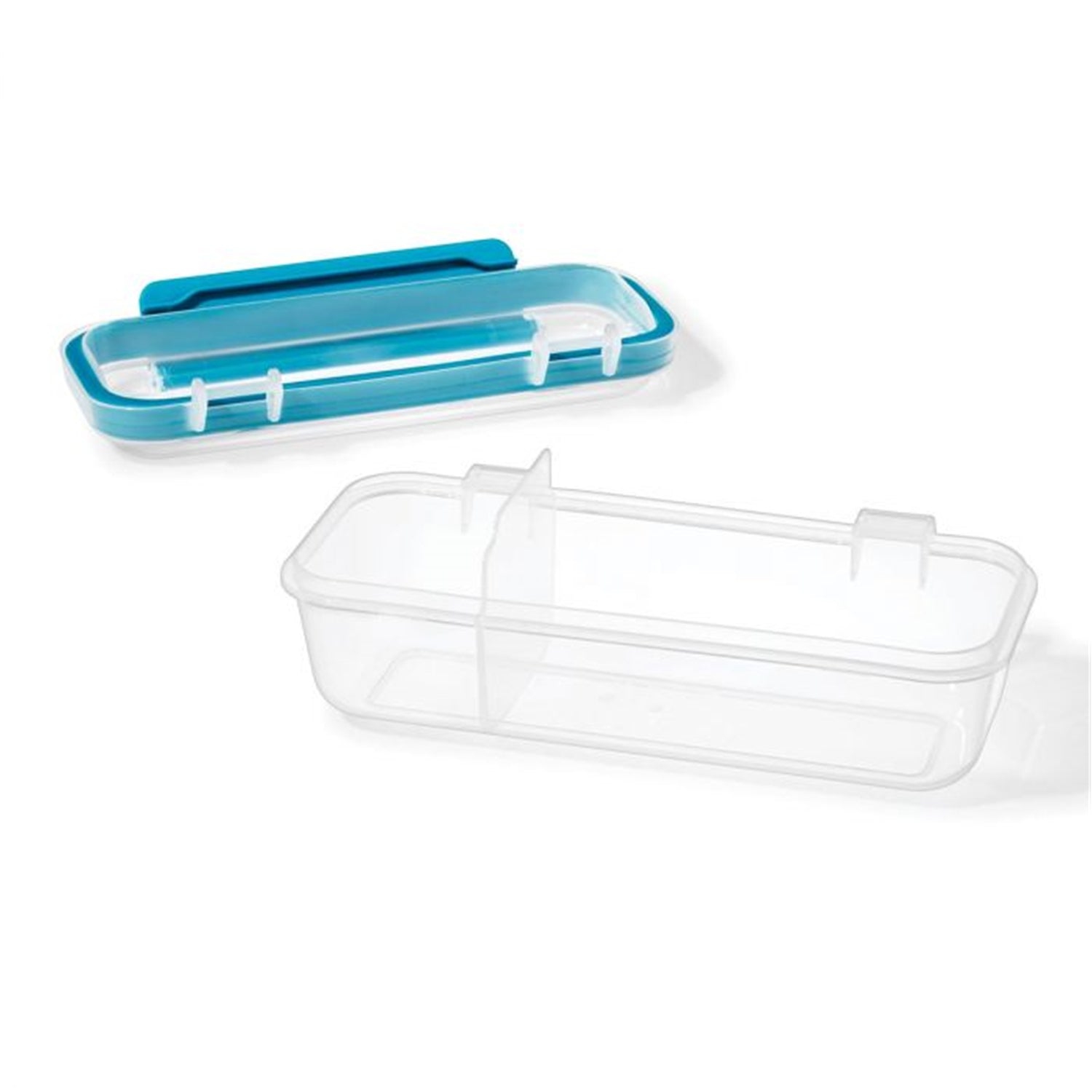LocknLock - Set of 2 Containers for Snacks and Dips, 414mL Capacity, Blue