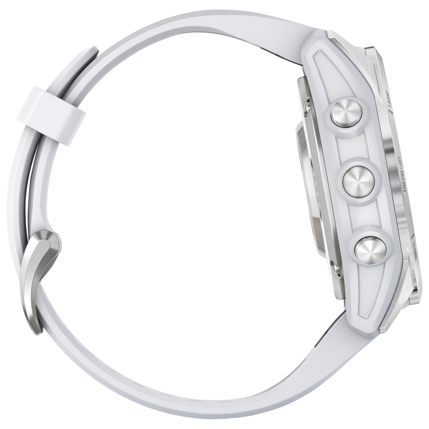 Montre intelligente active Bluetooth de 42 mm epix Pro de Garmin - Moyen/Grand - Blanc