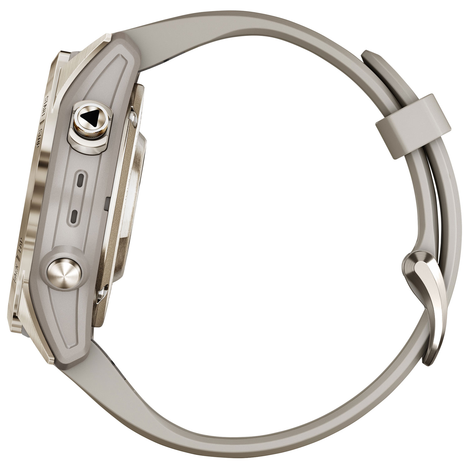 Montre intelligente active Bluetooth de 42 mm epix Pro Sapphire Edition de Garmin - Moyen/Grand - Sable pâle