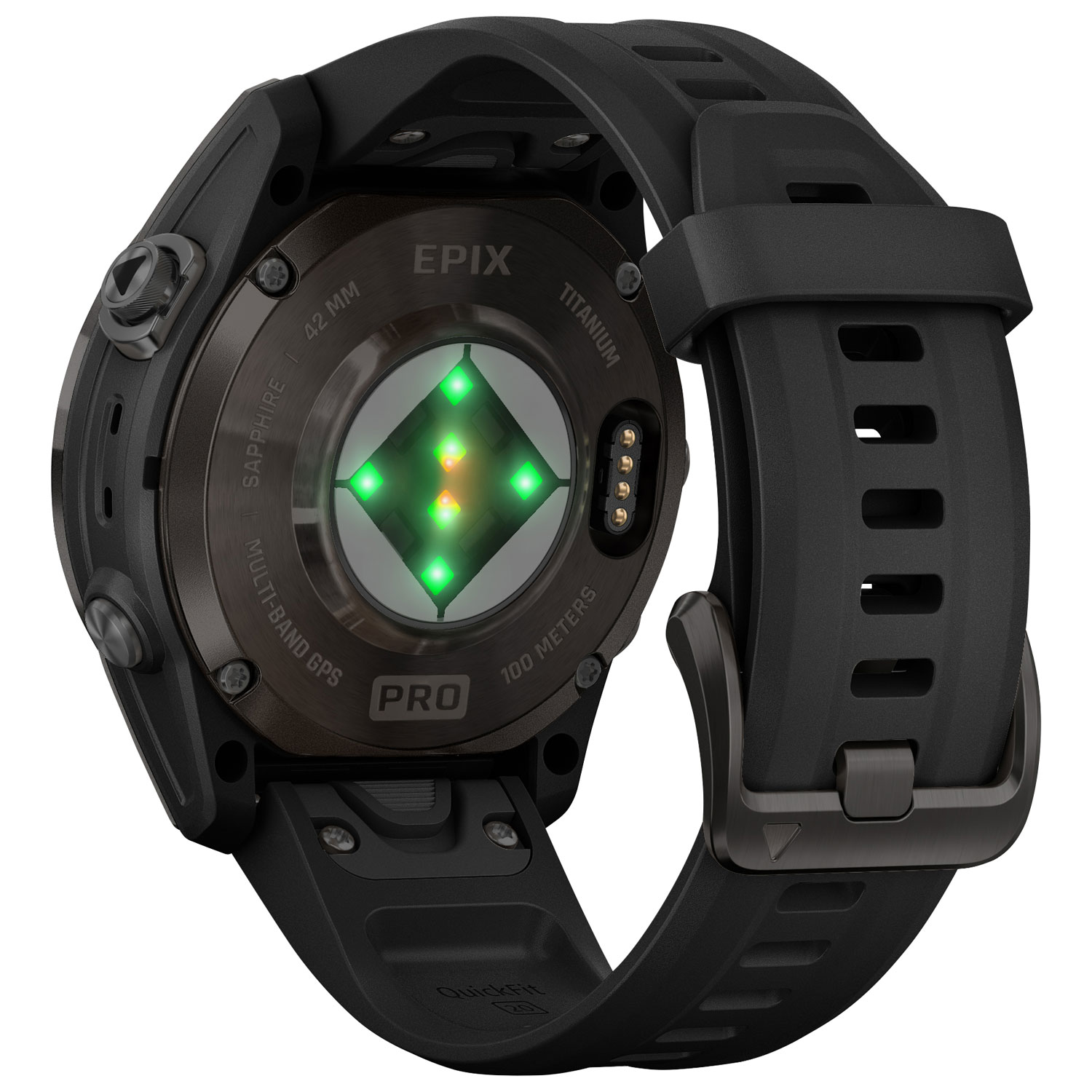 Garmin Epix Pro (Gen 2) Sapphire Edition 42mm GPS Watch with Heart Rate  Monitor - Medium/Large - Black