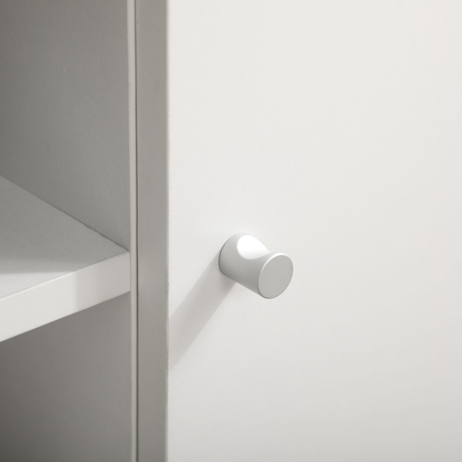 HOMCOM Meuble TV pour télé jusqu'à 55 Pouces, Banc TV avec étagères de Rangement et 2 Portes pour Salon, Chambre, Blanc