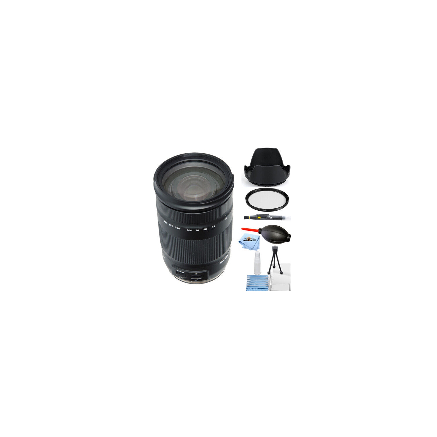 Tamron 18-400mm f/3.5-6.3 Di II VC HLD Lens for Nikon F AFB028N-700 - UV Bundle