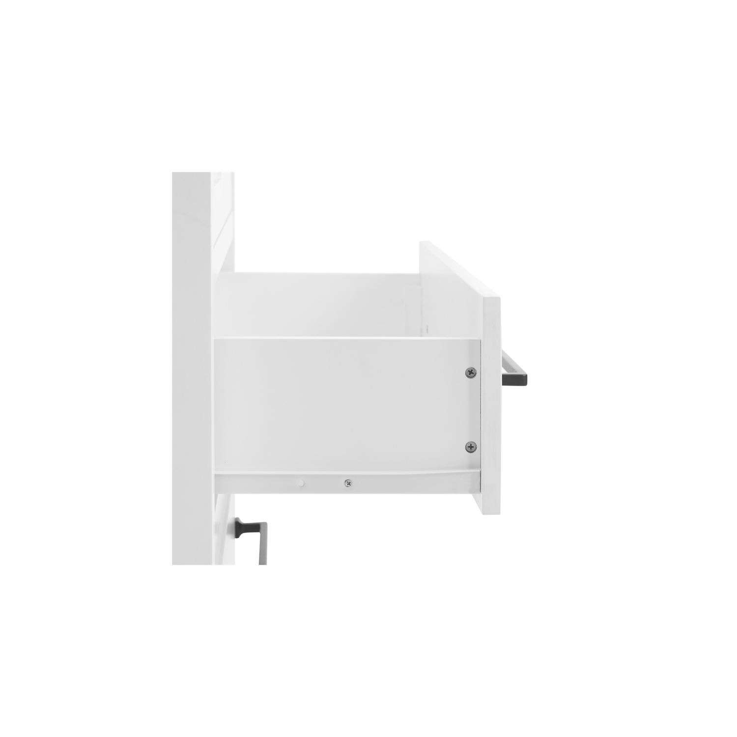 Crosley Furniture Genevieve Particle Board and MDF Storage Pantry in White