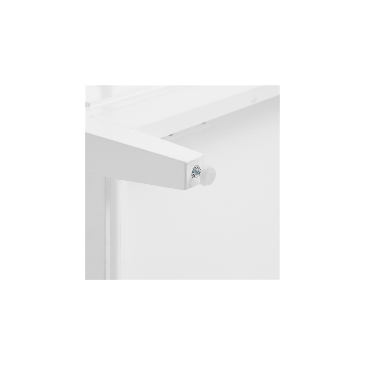 Crosley Furniture Genevieve Particle Board and MDF Storage Pantry in White