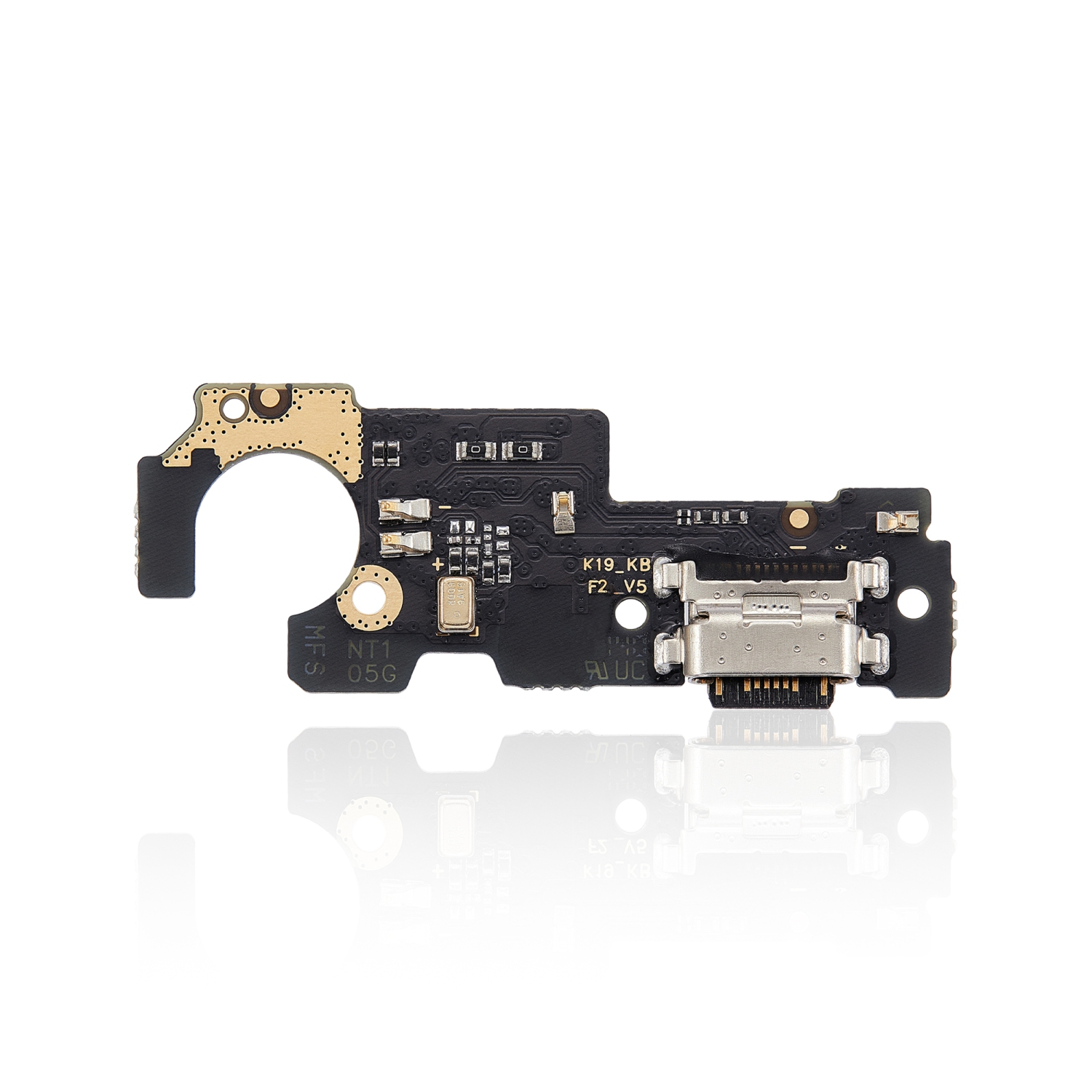 Replacement Charging Port Board With Headphone Jack Compatible For Xiaomi Redmi Note 10 5G / Note 10T 5G (PART# K19_KB)